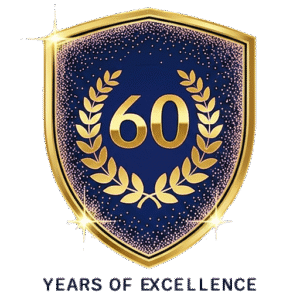 60 years excellence logo